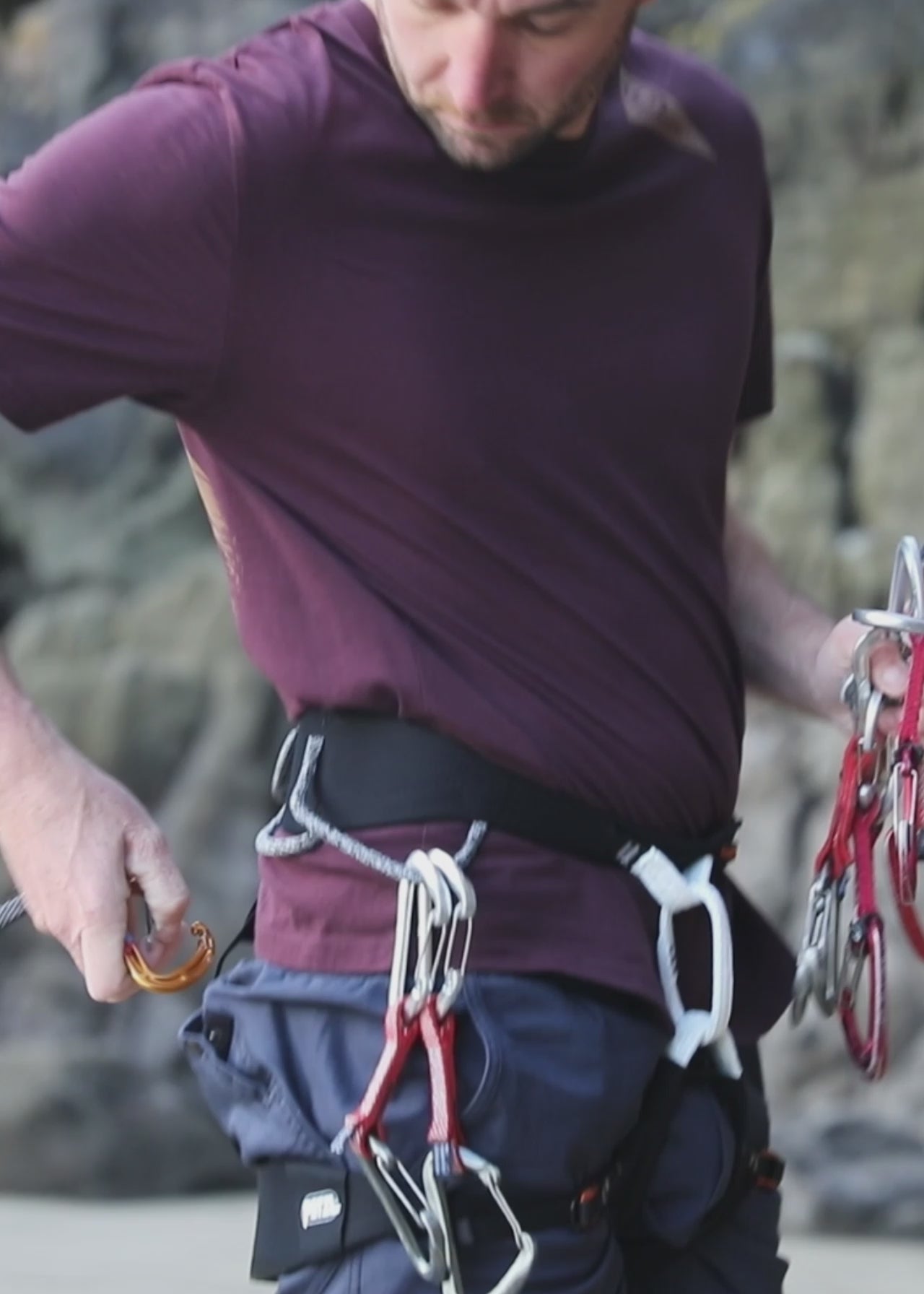 Nova reinforced trousers for climbing and adventure. M