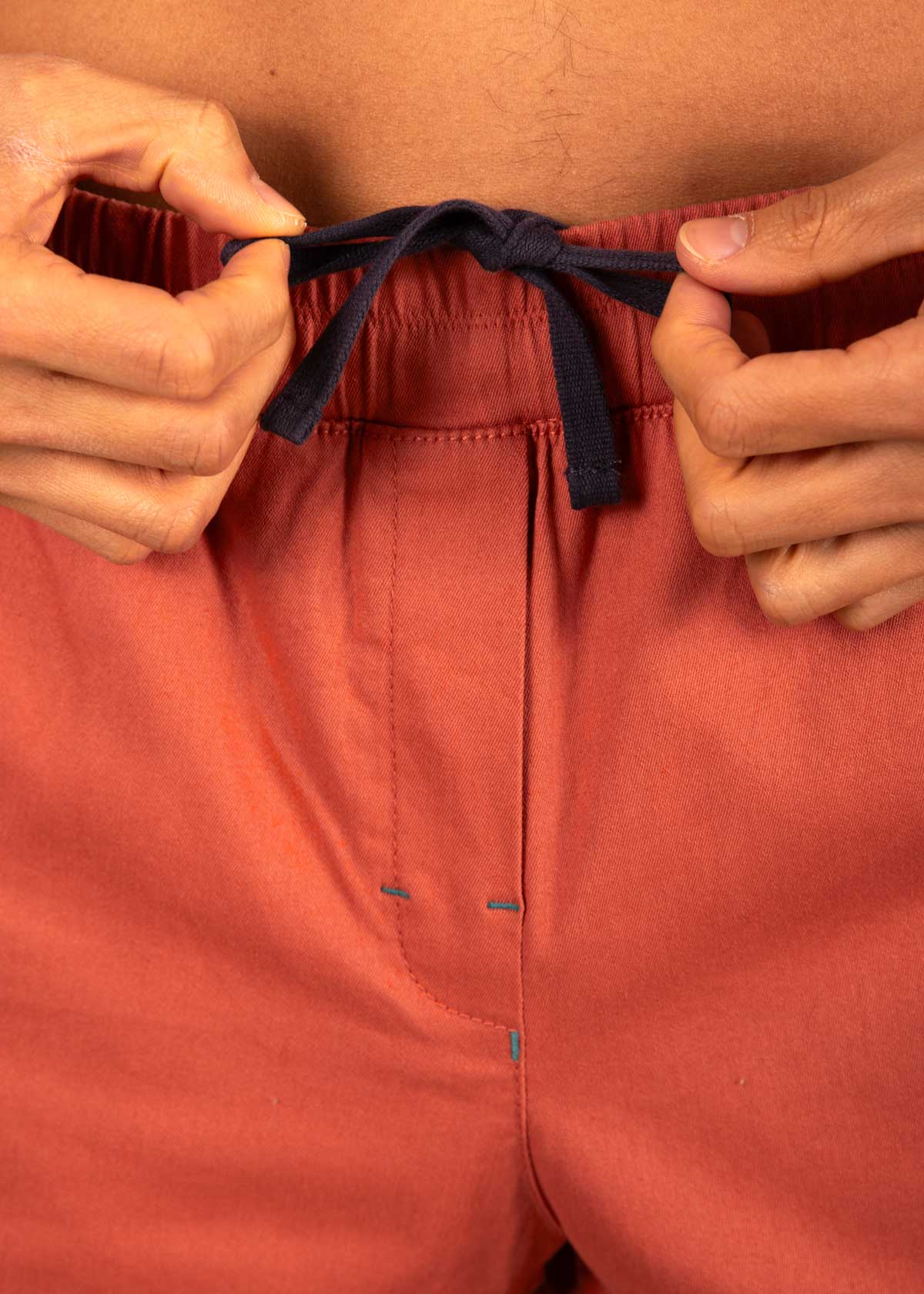 3rd rock margo trousers have a puller cord for a secure fit