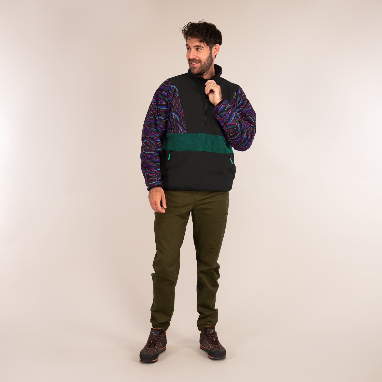 MARGO Adventure Trousers | Organic Cotton Outdoor Trousers | 3RD ROCK Clothing - Oliver is 6ft 2" with a 34" waist, 40" hips and wears a 34/LL M M