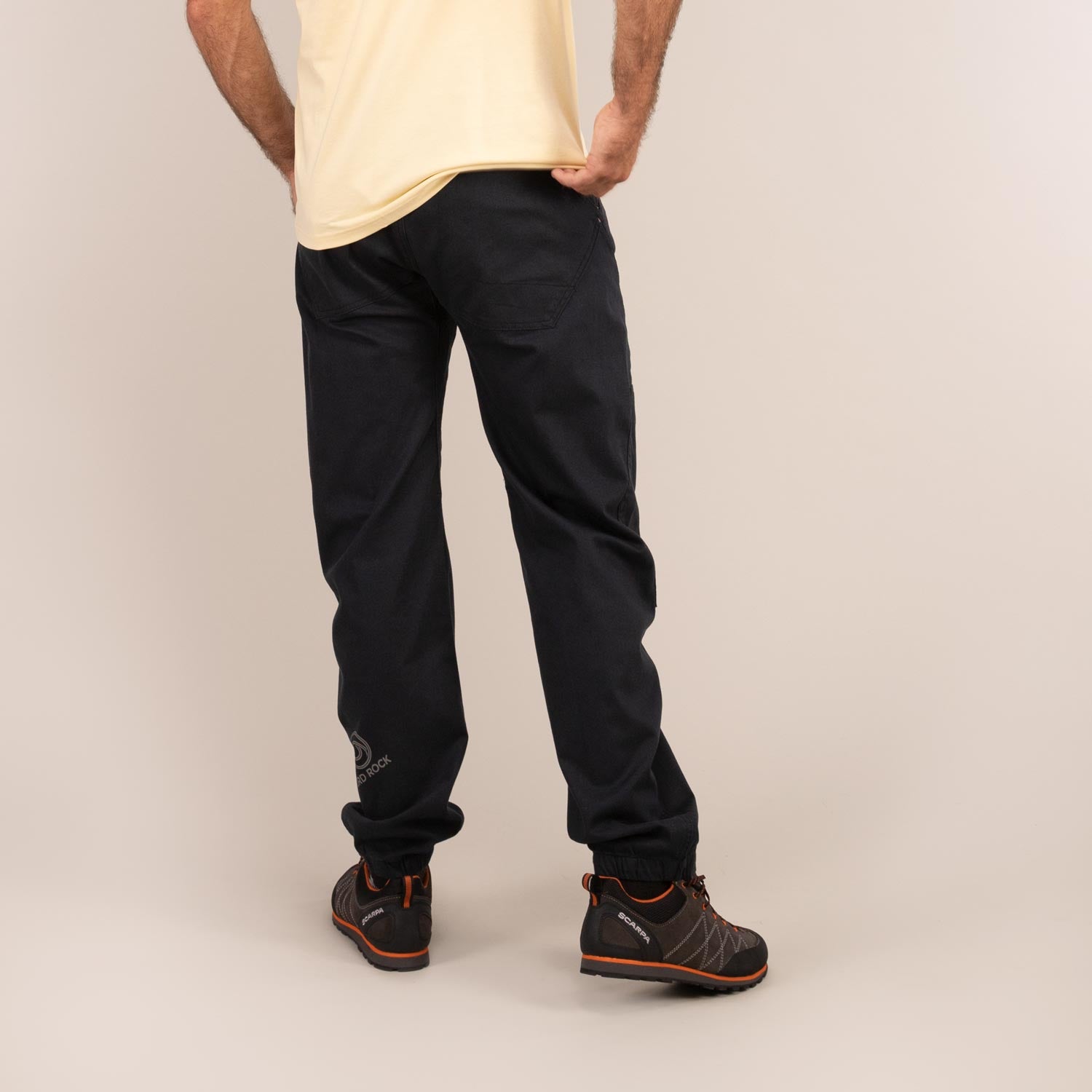 SUPERNOVA | Reinforced Oragnic Stretch Trousers  | 3RD ROCK Clothing - Oliver is 6ft 2" with a 34" waist, 40" hips and wears a 34/LL M