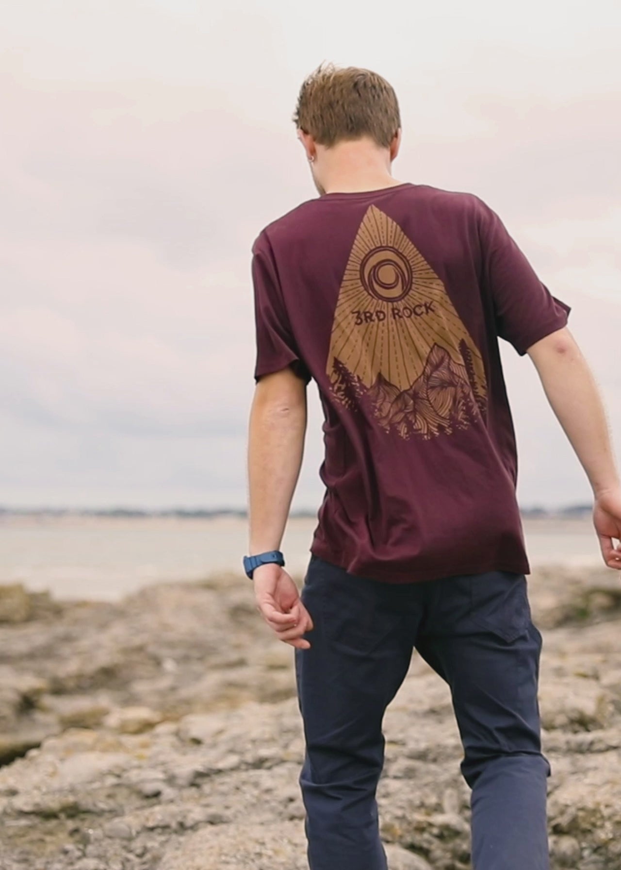 3rd rock organic cotton twill trousers for active lifestyle, M